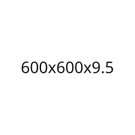 600х600х9.5